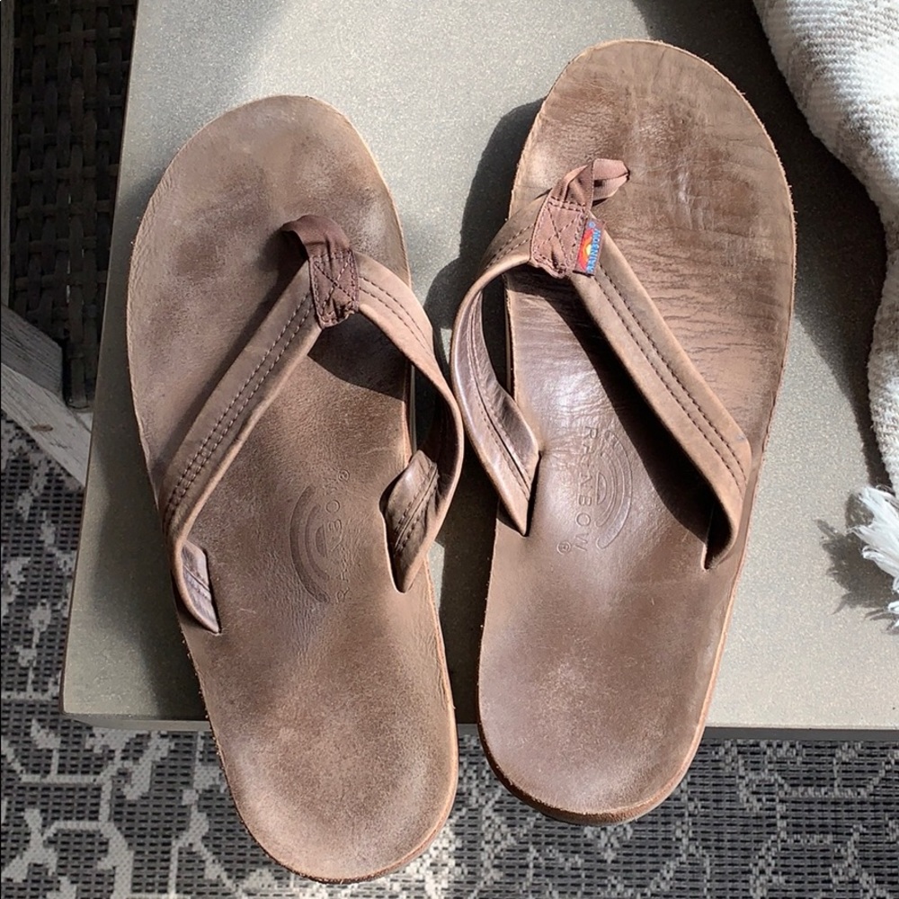 Rainbow sandals size 14